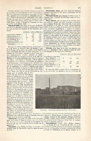 LAMINA ESPASA 28895: Fabrica de cemento Portland Valderribas en Vicalvaro Madrid