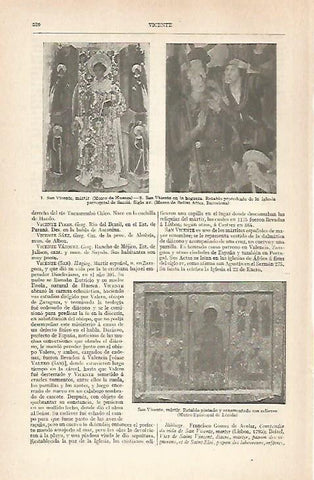 LAMINA ESPASA 28896: San Vicente