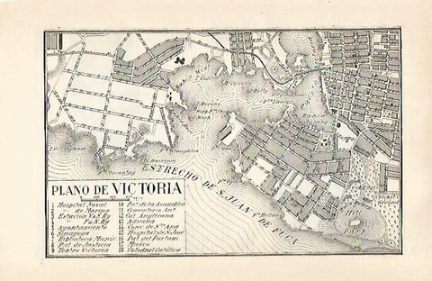 LAMINA ESPASA 28912: Plano de Victoria