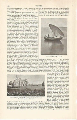 LAMINA ESPASA 28914: Embarcacion del Lago Victoria