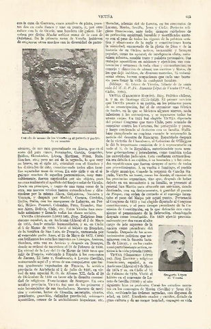 LAMINA ESPASA 28921: Escudo de armas de los Vicu?a