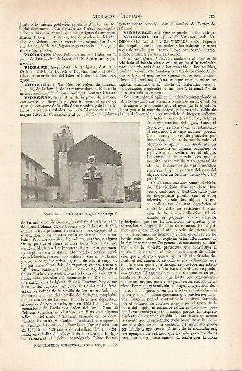 LAMINA ESPASA 28937: Iglesia de Vidreras Girona
