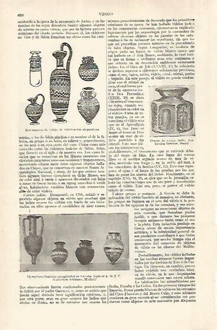 LAMINA ESPASA 28946: Balsamarios de vidrio