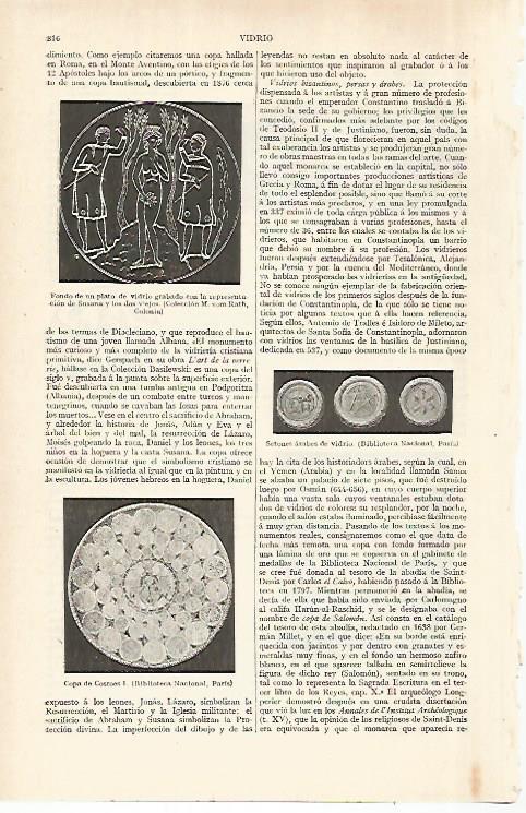 LAMINA ESPASA 28958: Fondo de plato de vidrio 