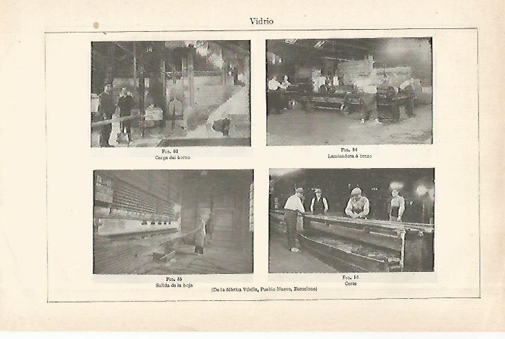 LAMINA ESPASA 28962: Fabrica de Vilella de Pueblo Nuevo Barcelona