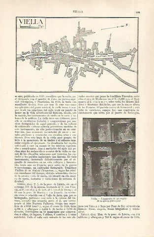LAMINA ESPASA 28964: Plano de Viella