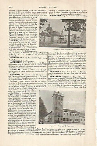 LAMINA ESPASA 28987: Convento de Capuchinos en Vigevano Italia