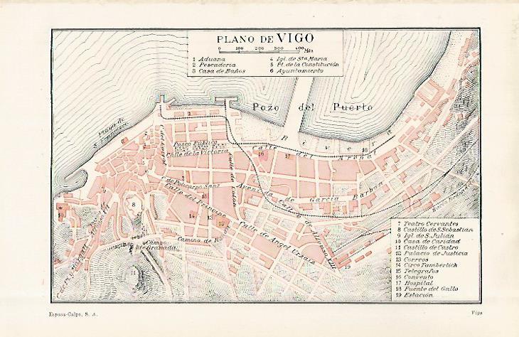 LAMINA ESPASA 28995: Plano de Vigo