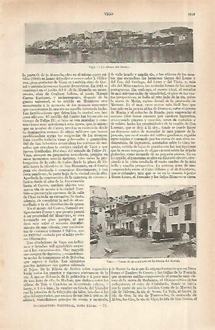 LAMINA ESPASA 28996: Ribera del Berbes en Vigo