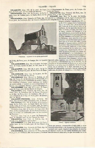 LAMINA ESPASA 29004: Igleisa de Vilacolum Girona