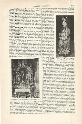 LAMINA ESPASA 29021: Virgen romanica de Vilaplana (Tarragona)