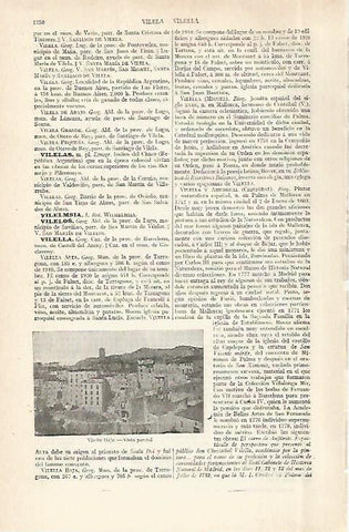 LAMINA ESPASA 29029: Vista de Vilella Baja Tarragona