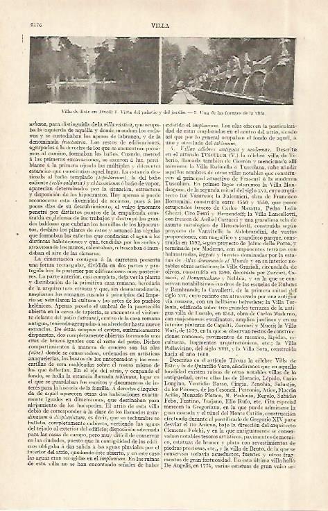 LAMINA ESPASA 29038: Villa del Este en Tivoli