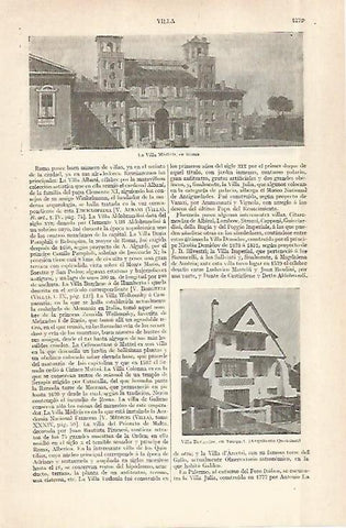 LAMINA ESPASA 29040: Villa Medicis en Roma