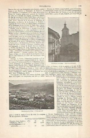 LAMINA ESPASA 29064: Iglesia de Vilafranca de Oria Guipuzcoa