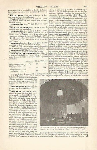 LAMINA ESPASA 29073: Capilla de San Bernardo por P. Gonzalvo