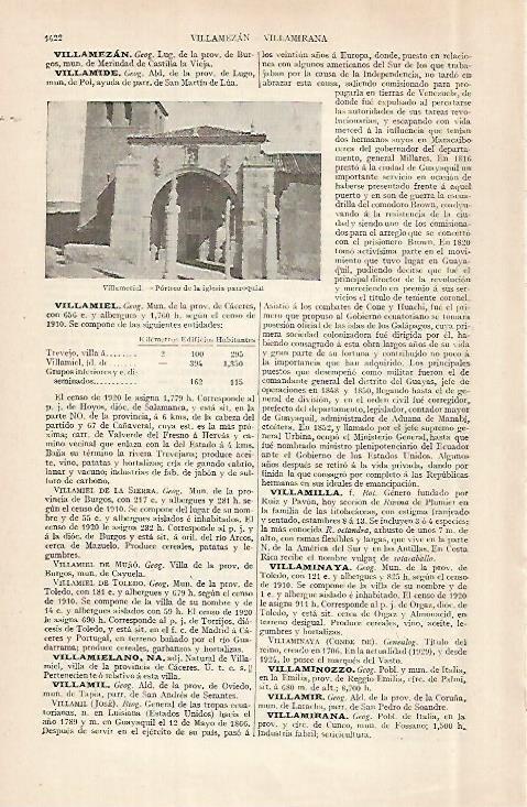 LAMINA ESPASA 29084: Iglesia de Villameriel Palencia