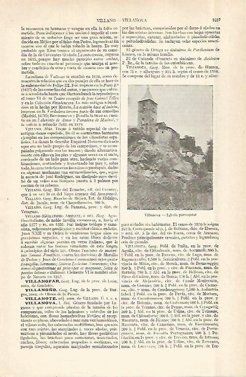 LAMINA ESPASA 29087: Iglesia de Villanova Huesca
