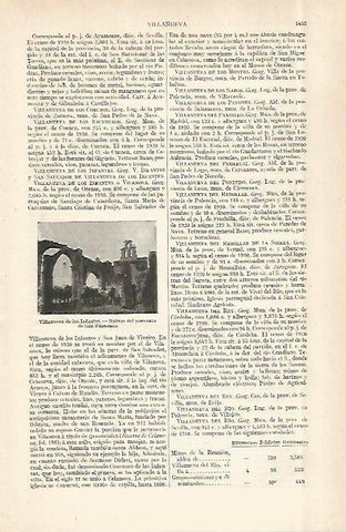 LAMINA ESPASA 29096: Ruinas del Convento de San Francisco en Villanueva de los Infantes Orense