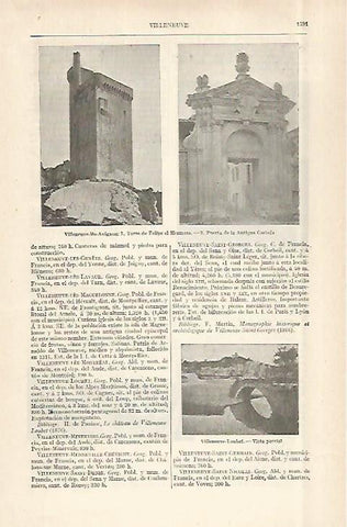 LAMINA ESPASA 29130: Torre de Felipe el Hermoso y Cartuja de Villeneuve-les-Avignon Francia