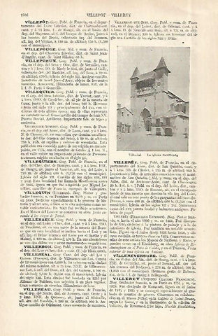 LAMINA ESPASA 29132: Iglesia de Villereal Francia