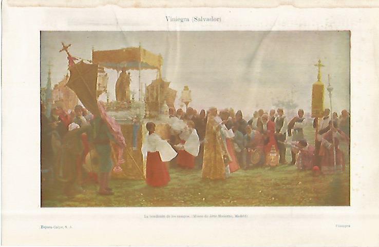 LAMINA ESPASA 29152: La bendicion de los campos por Salvador Viniegra