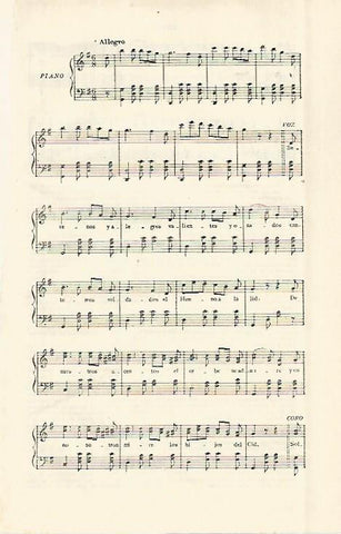 LAMINA ESPASA 29161: Partitura del Himno