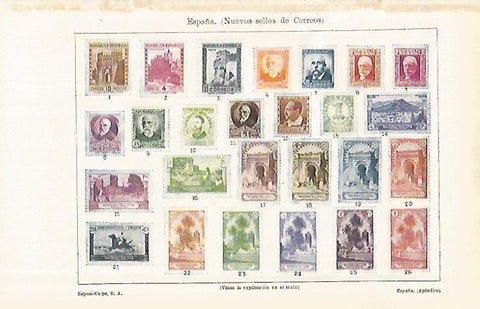 LAMINA ESPASA 29163: Sellos de Correos de España