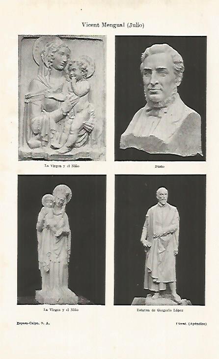 LAMINA ESPASA 29192: Esculturas de Julio Vicent Mengual