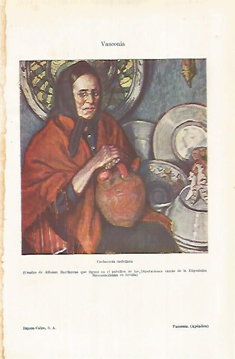 LAMINA ESPASA 29196: Cacharrera castellana por Alfonso Martiarena