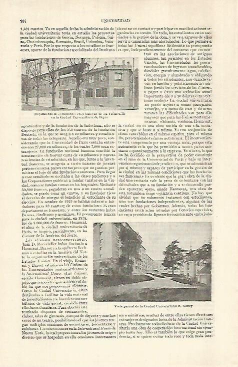 LAMINA ESPASA 29204: Residencia de Estudiantes en Dijon Francia
