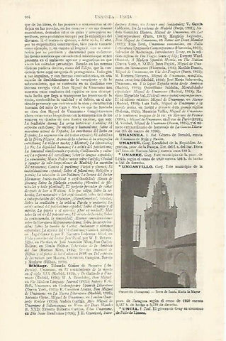LAMINA ESPASA 29207: Torre en Uncastillo Zaragoza