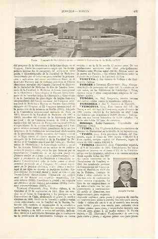 LAMINA ESPASA 29211: Exposicion de la Moda de Turin en 1933