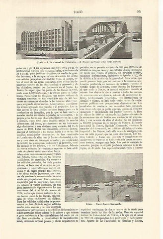 LAMINA ESPASA 29225: Central de Telegrafos en Tokio Japon