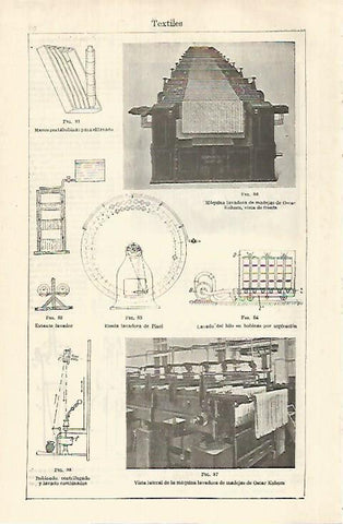 LAMINA ESPASA 29228: Textiles