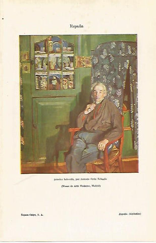 LAMINA ESPASA 29246: Interior holandes por A. Ortiz Echague