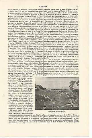 LAMINA ESPASA 29260: Anfiteatro de Ciceron  en Tuscolo