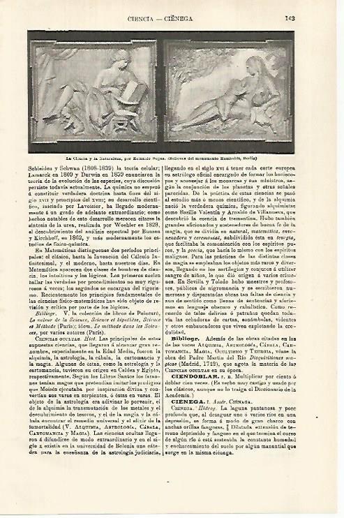 LAMINA ESPASA 29273: La Ciencia y la Naturaleza por R. Begas