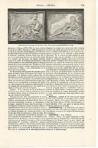 LAMINA ESPASA 29273: La Ciencia y la Naturaleza por R. Begas