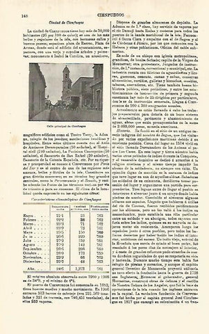 LAMINA ESPASA 29274: Calle principal de Cienfuegos Cuba