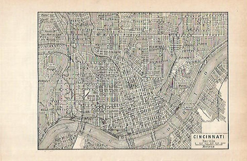 LAMINA ESPASA 29287: Plano de Cincinnati Estados Unidos