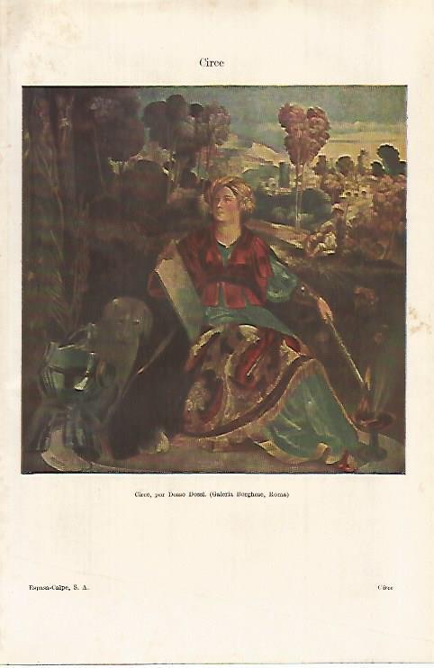 LAMINA ESPASA 29306: Circe por Dosso Dossi