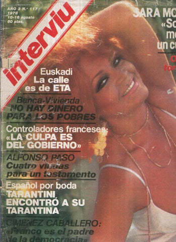 INTERVIU Numero 0117: SARA MONTIEL (diversos rotos en cubierta con cello)