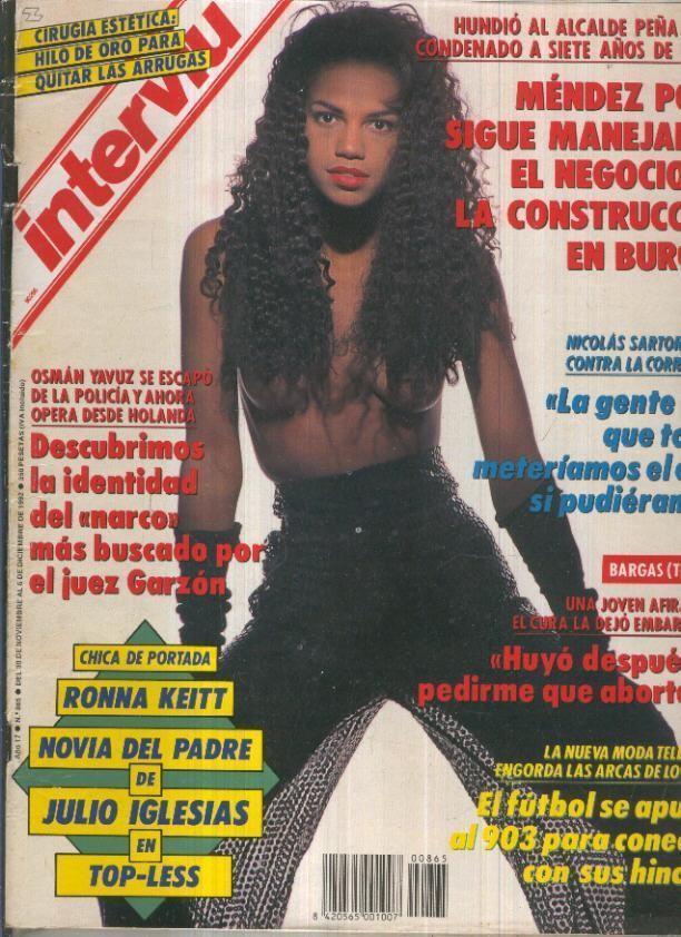 INTERVIU NUMERO 0865: RONNA KEITT, novia del padre de Julio Iglesias (cello lado lomo)