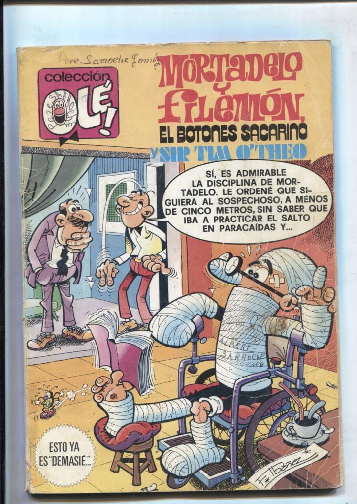 Coleccion Ole: Mortadelo y Filemon numero 187: Esto ya es demasie