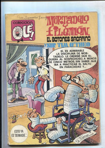 Coleccion Ole: Mortadelo y Filemon numero 187: Esto ya es demasie