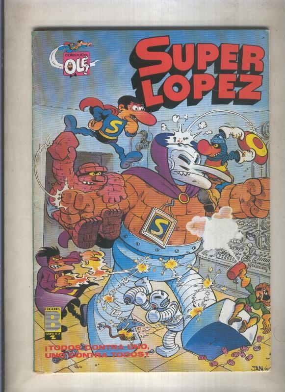 Coleccion Ole: Superlopez numero 3-SL: Todos contra uno..(numerado 4 en trasera)