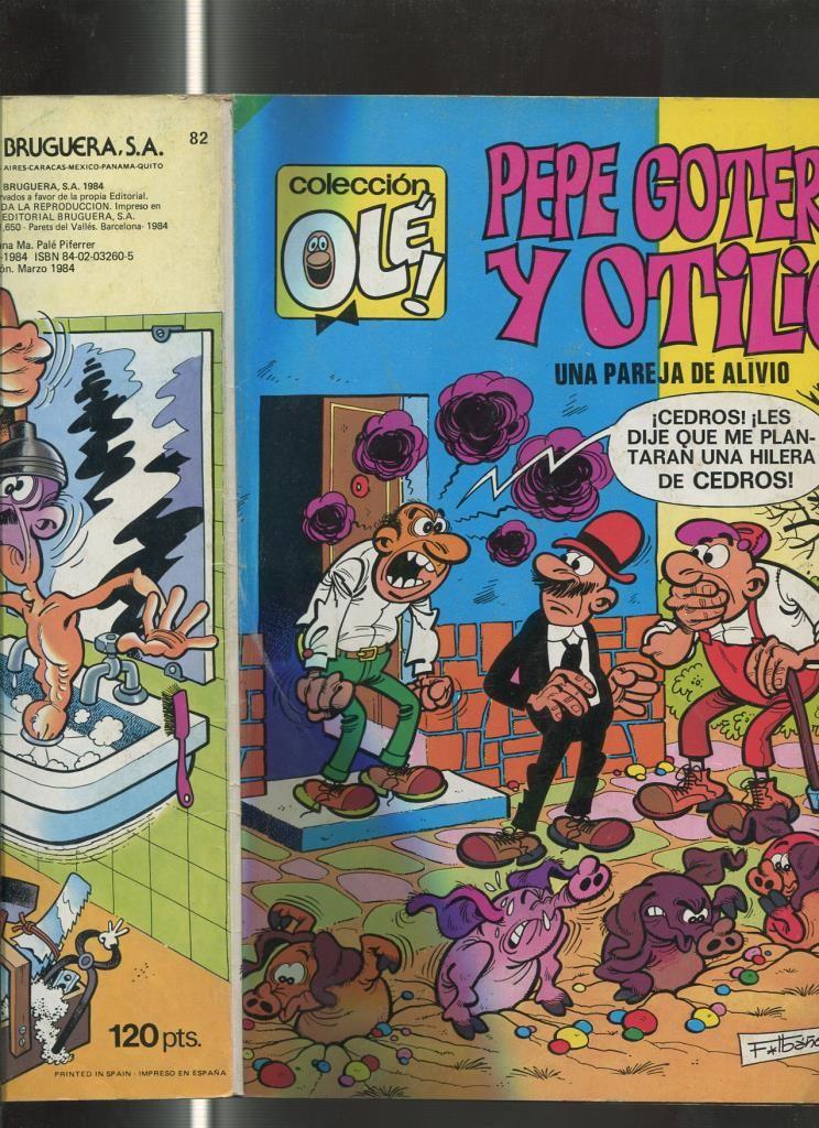 Coleccion Ole numero 082: Pepe Gotera y Otilio: (numerado 3 en trasera)