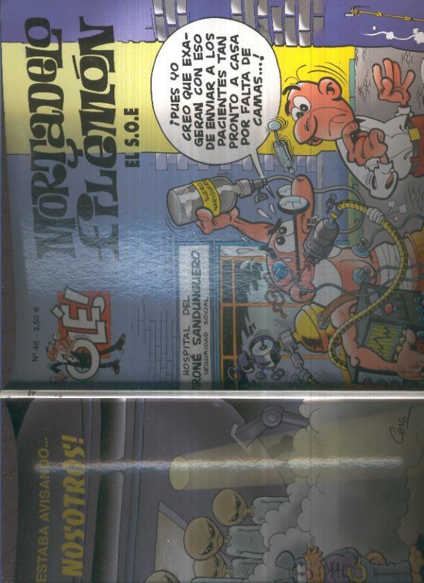 Coleccion Ole numero 048: Mortadelo y Filemon: El S.O.E. (numerado 4 en trasera)