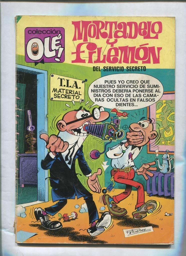 Coleccion Ole numero 116: Mortadelo y Filemon: Del servicio secreto (numerado 1 interior cubierta)